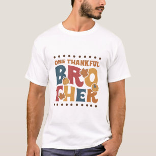 Camiseta Retro Um Irmão Grato - Dia de Ação de Graças