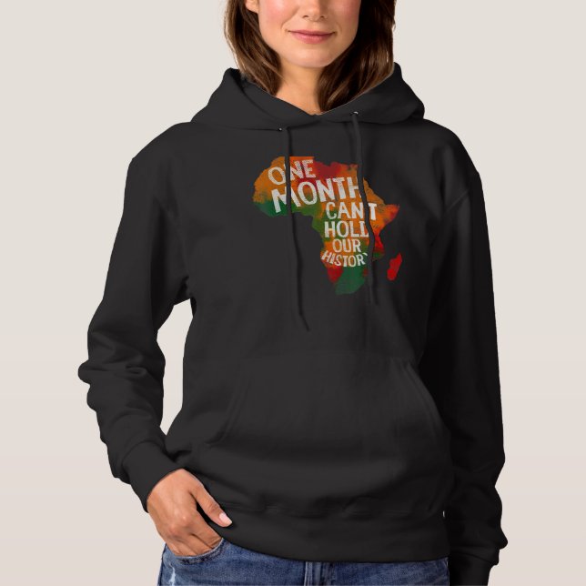 Camiseta Retro Um Mês Pode Segurar Nossa História Bla Afric (Frente)