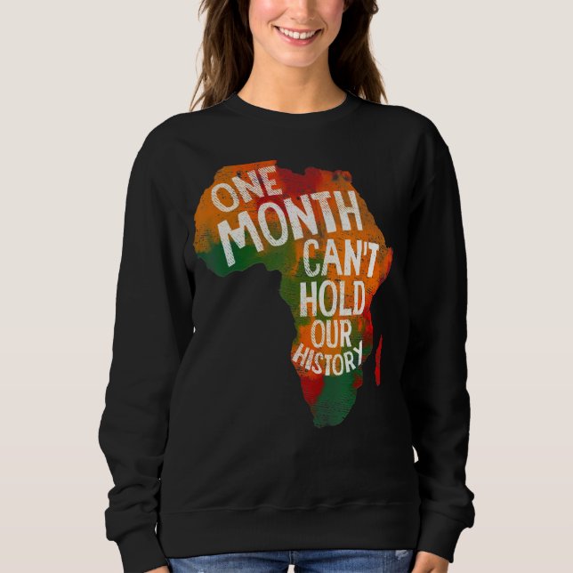Camiseta Retro Um Mês Pode Segurar Nossa História Bla Afric (Frente)