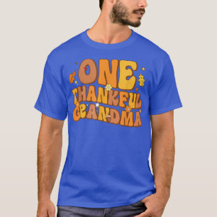 Camiseta Retrô Um Obrigado Feliz De outono De Vovó