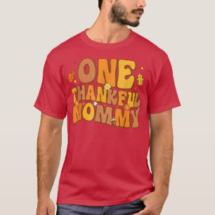Camiseta Retrô Uma Mamãe Feliz outono Feliz