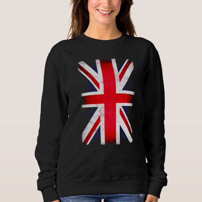 Camiseta Retro Union Jack Flag Uk Inglaterra Excelente Grã- (Frente)