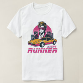 camiseta retro unisex blanca