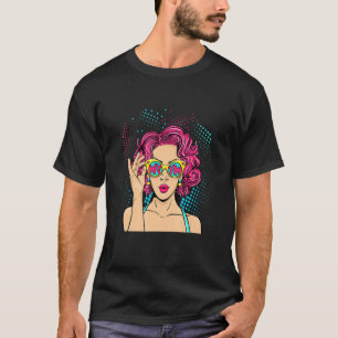 Camiseta Retro Uva Vidro Famoso Púrpura Rosa 60 dos anos 70