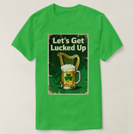 Camiseta Retro Vamos Ficar com Sorte