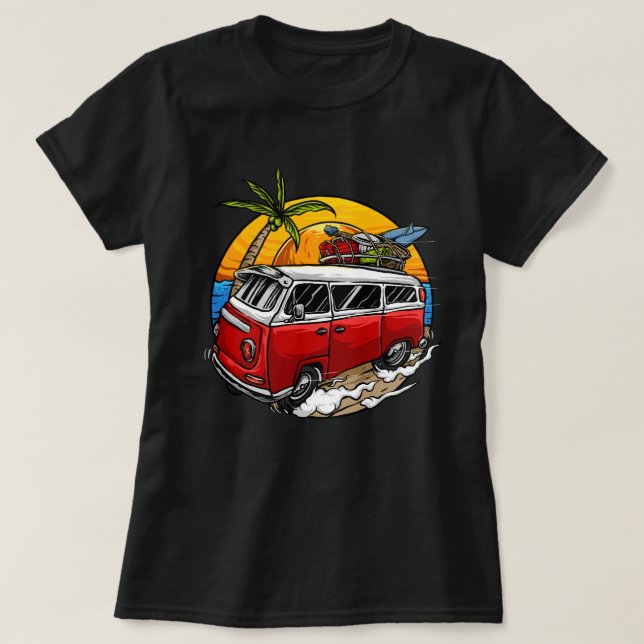 Camiseta Retro Van (Frente do Design)