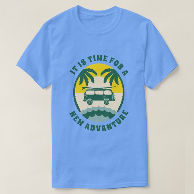Camiseta Retro Van Life (Frente do Design)