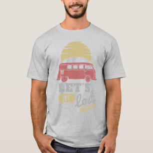 Camiseta Retro Van Life Vamos nos Perder