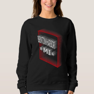 Camiseta Retro Vaporwave Benton Harbor Michigan MI