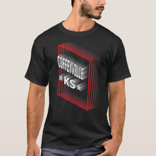 Camiseta Retro Vaporwave Coffeyville Kansas