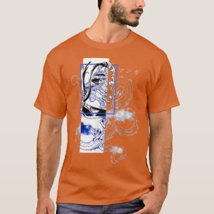 Camiseta Retro Vaporwave Manga Otaku Japão Anime EGirl Demo