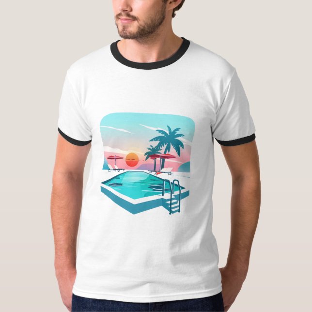 camiseta retro verão (Frente)