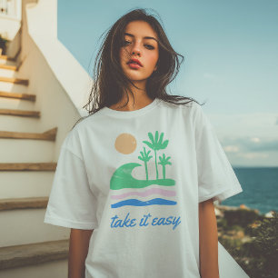 Camiseta Retro Verão Relax Unisex