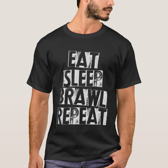 Camiseta Retro Vídeo Jogo Jogo Jogador Coma Sleep BrawRep (Frente)