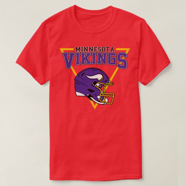 Camiseta Retro Vikings (Frente do Design)