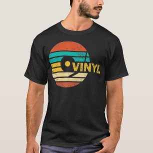 Camiseta Retro Vinil LP Registros Vintage Vinyls Disco