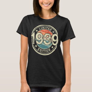 Camiseta Retro Vintage 1939 83 Anos 83º Aniversário