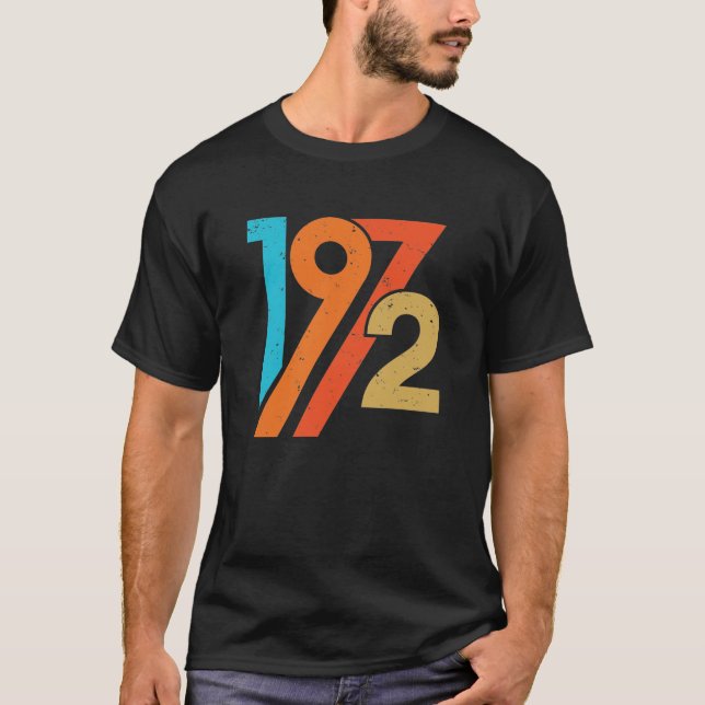Camiseta Retro Vintage 1972 (Frente)