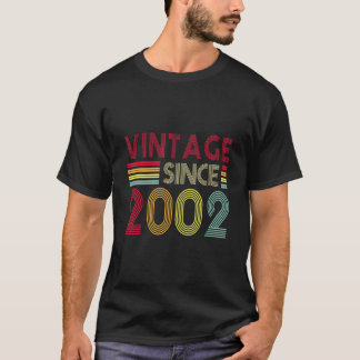 Camiseta Retro Vintage 2002 Editon 20 Birth