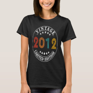 Camiseta Retro Vintage, 2012, 11ruas, Aniversário