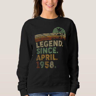 Camiseta Retro Vintage 64 Anos Legenda Do Nascer De Abril D