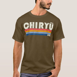 Camiseta Retro Vintage 70s, 80s Estilo Chiryu, Japão