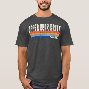 Camiseta Retro Vintage 70s, 80s, Estilo do Urso Superior, C