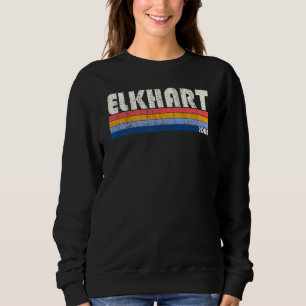 Camiseta Retro Vintage 70s, 80s Estilo Elkhart Iowa