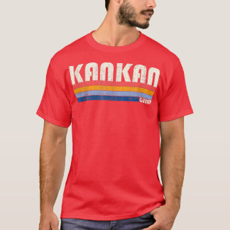 Camiseta Retro Vintage 70s 80s Estilo Kankan, Guiné