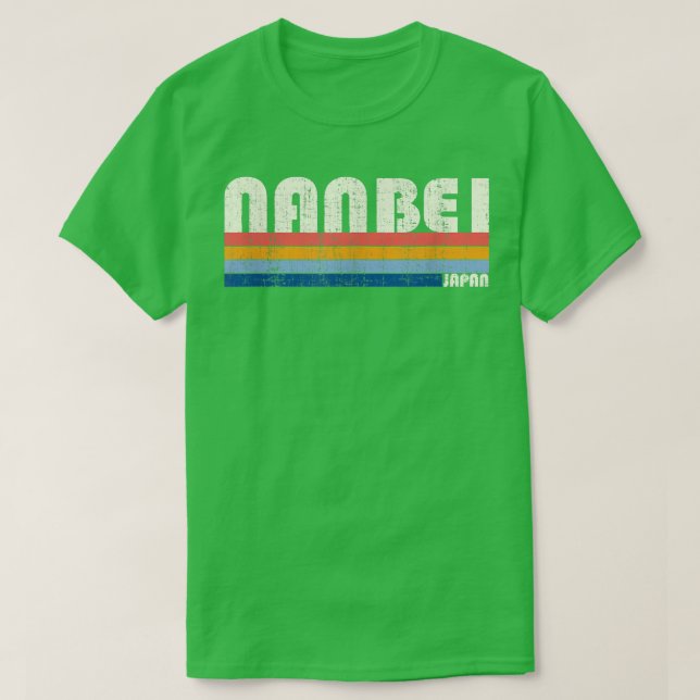 Camiseta Retro Vintage 70s 80s Estilo Nanbei, Japão (Frente do Design)