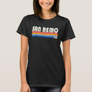 Camiseta Retro Vintage 70s 80s Estilo San Remo Itália