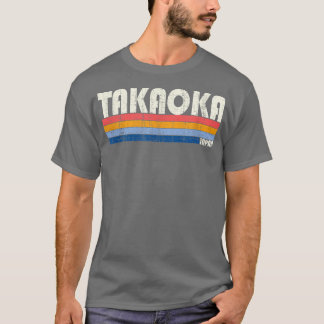 Camiseta Retro Vintage 70s 80s Estilo Takaoka, Japão