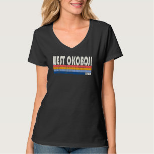 Camiseta Retro Vintage 70s 80s Estilo West Okoboji Iowa