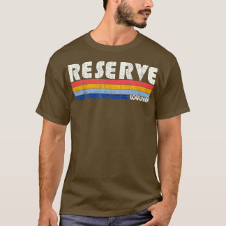 Camiseta Retro Vintage 70s 80s Style Reserve Louisiana