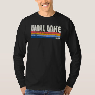 Camiseta Retro Vintage 70s, 80s Style Wall Lake Iowa