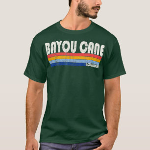 Camiseta Retro Vintage 70s Estilo 80s Bayou Cane Louisiana