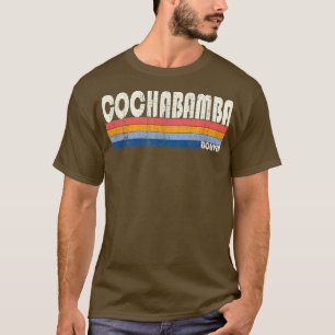 Camiseta Retro Vintage 70s Estilo 80s Cochabamba, Bolívia