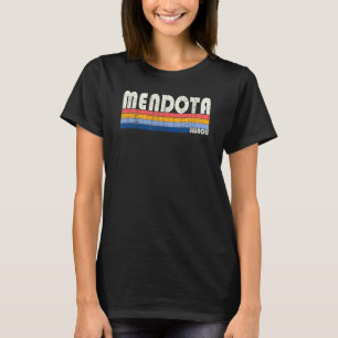 Camiseta Retro Vintage 70s Estilo 80s Mendota Illinois