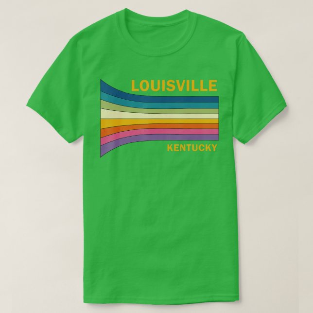 Camiseta Retro Vintage 70s Louisville Kentucky (Frente do Design)