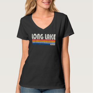 Camiseta Retro Vintage 70s Style 80s Long Lake Illinois