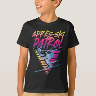 Camiseta Retro Vintage 80s Patrulha Apos Esqui _1
