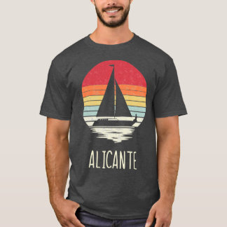 Camiseta Retro Vintage à vela Alicante