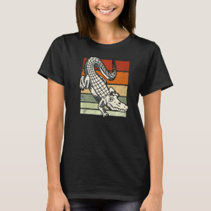 Camiseta Retro Vintage Alligator Gator Crocodilo Zoo Animal