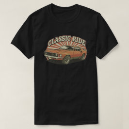 Camiseta retro vintage American car 80s