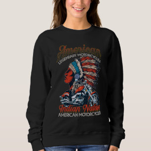 Camiseta Retro Vintage American Motorcycle Indian For Old B