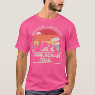 Camiseta Retro Vintage Appalachian Trail Nature Caminhando