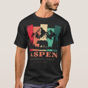 Camiseta Retro Vintage Aspen Colorado Souvenir Kids Caminha