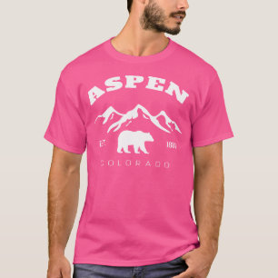 Camiseta Retro Vintage Aspen Colorado Souvenir Kids Caminha