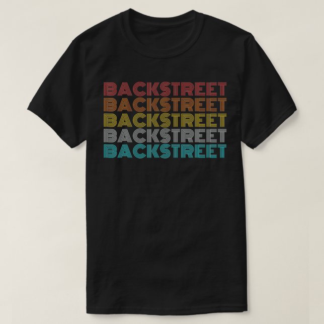 Camiseta Retro Vintage Backstreet  (Frente do Design)