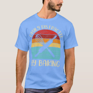 Camiseta Retro Vintage Baking Lover Funny Facilmente Distra